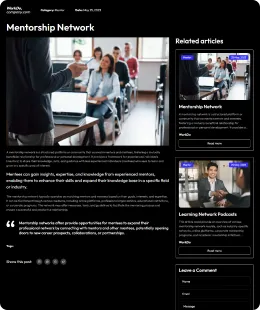 Mentoring Shopify Theme