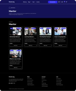 Mentoring Shopify Theme