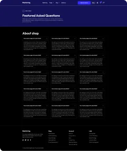 Mentoring Shopify Theme