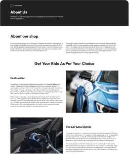Motorcar Shopify Theme