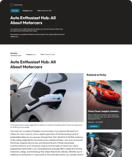 Motorcar Shopify Theme
