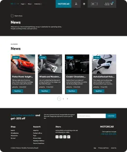 Motorcar Shopify Theme