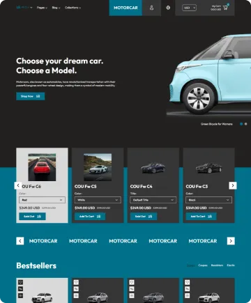 Motorcar Shopify Theme