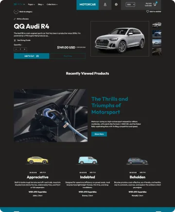Motorcar Shopify Theme