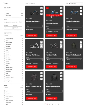 Motorcycle Shopify Theme
