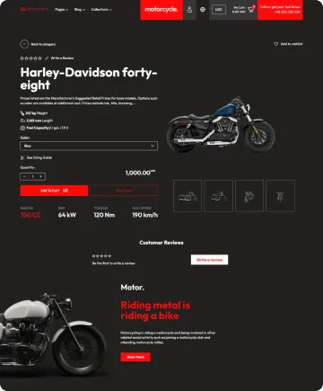 Motorcycle Shopify Theme