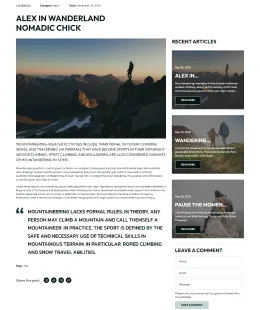 Mountains Shopify Theme