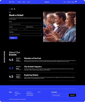 Museum Shopify Theme