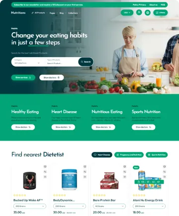 Nutritions Shopify Theme
