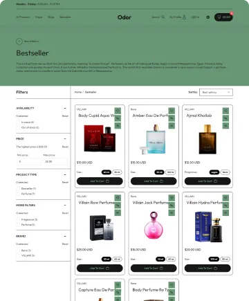 Odor Shopify Theme