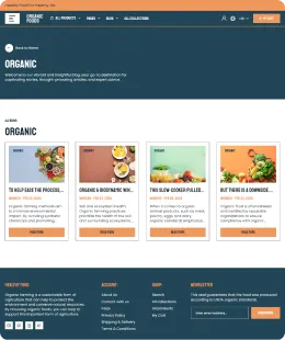 Organic Foods Shopify Theme