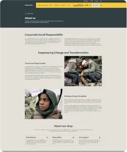 Organization Shopify Theme