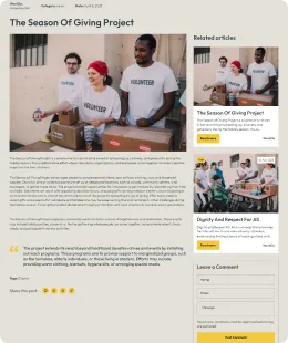 Organization Shopify Theme