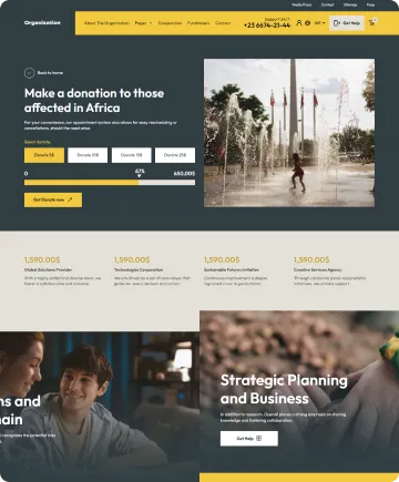 Organization Shopify Theme