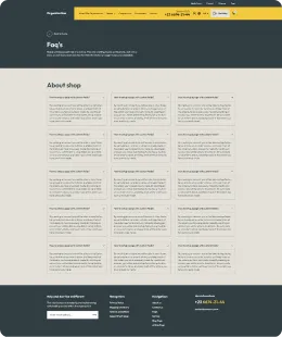 Organization Shopify Theme