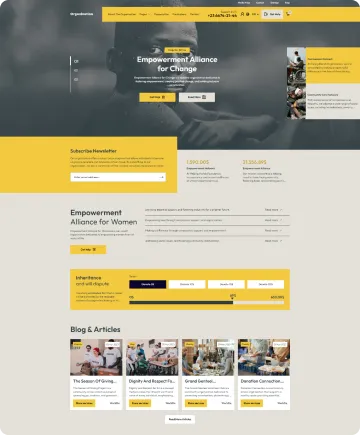 Organization Shopify Theme