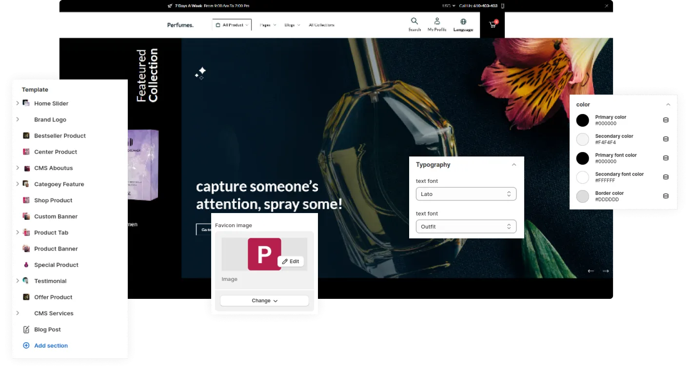 Perfumes Shopify Theme - WorkDo