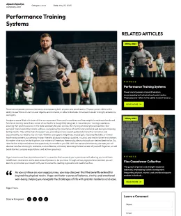 Personal Trainer Shopify Theme