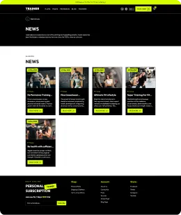 Personal Trainer Shopify Theme