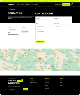 Personal Trainer Shopify Theme