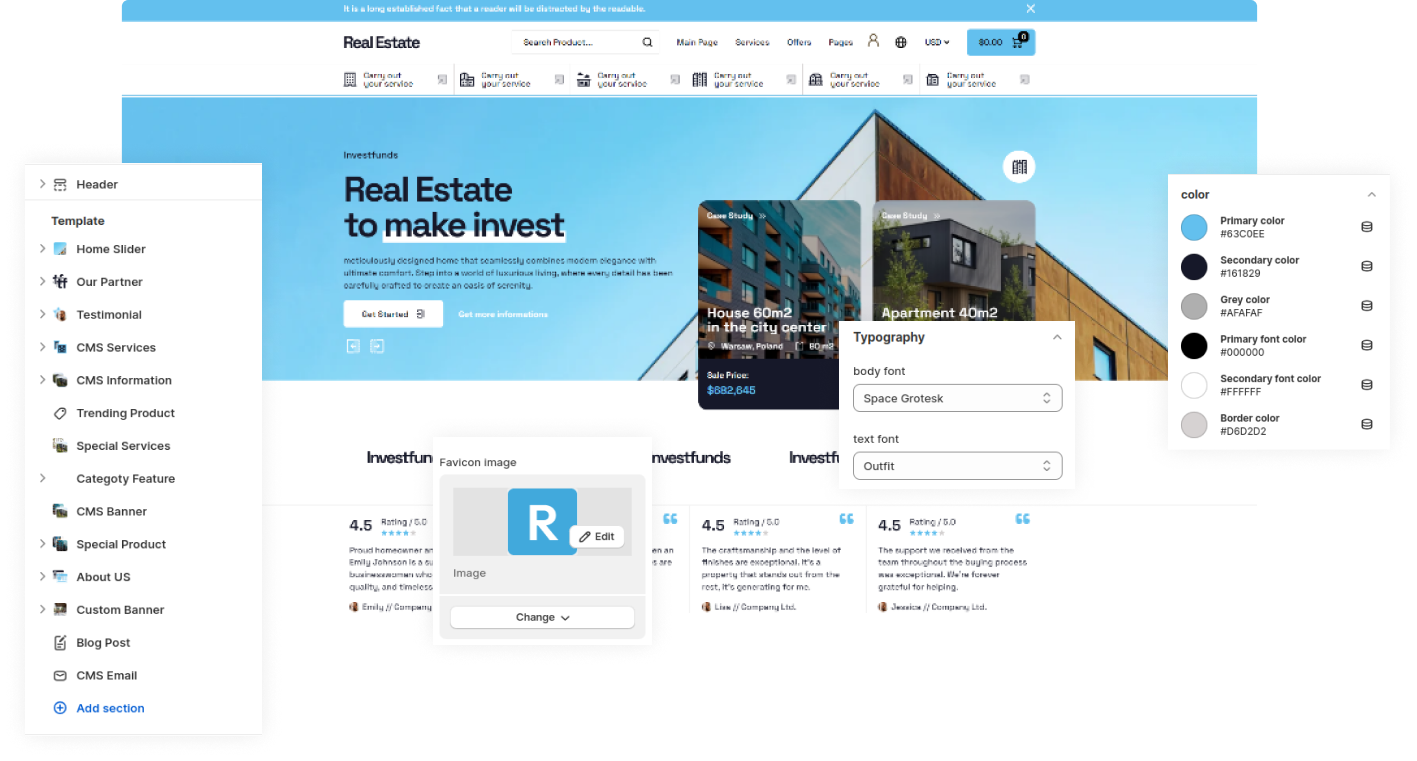 Real Estate Shopify Theme - WorkDo