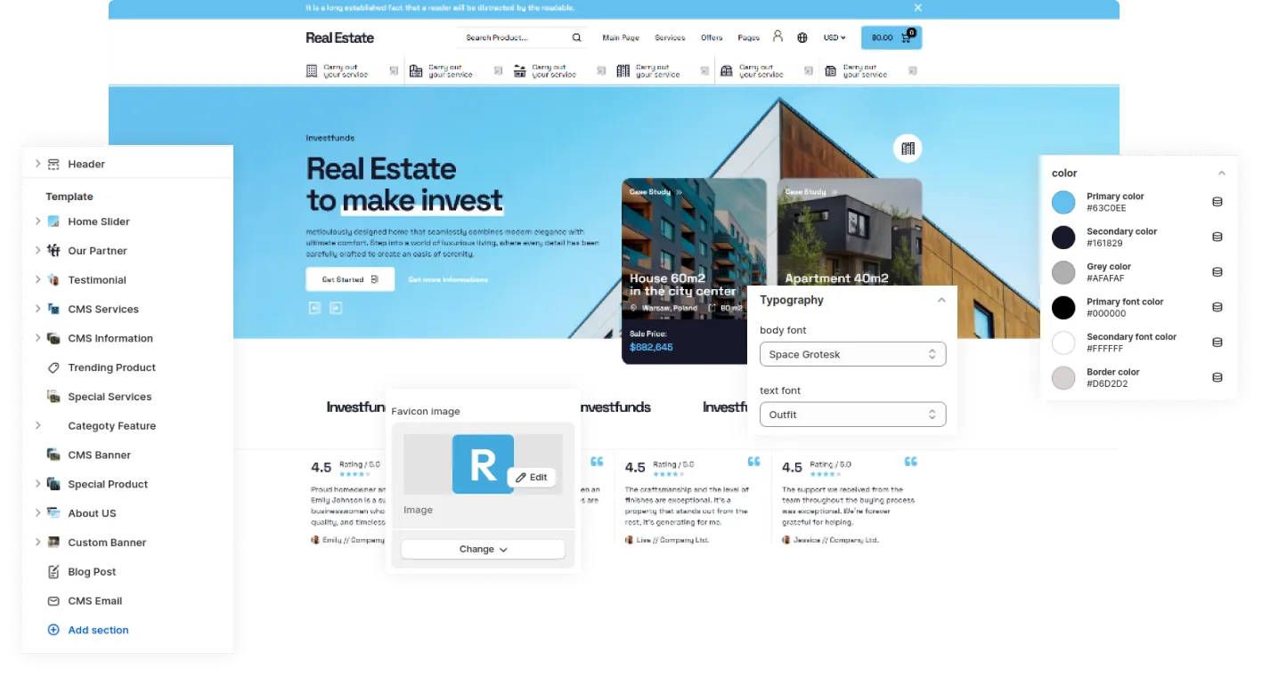 Real Estate Shopify Theme - WorkDo