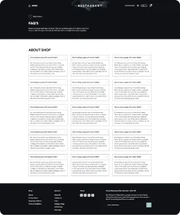 Restaurant Shopify Theme