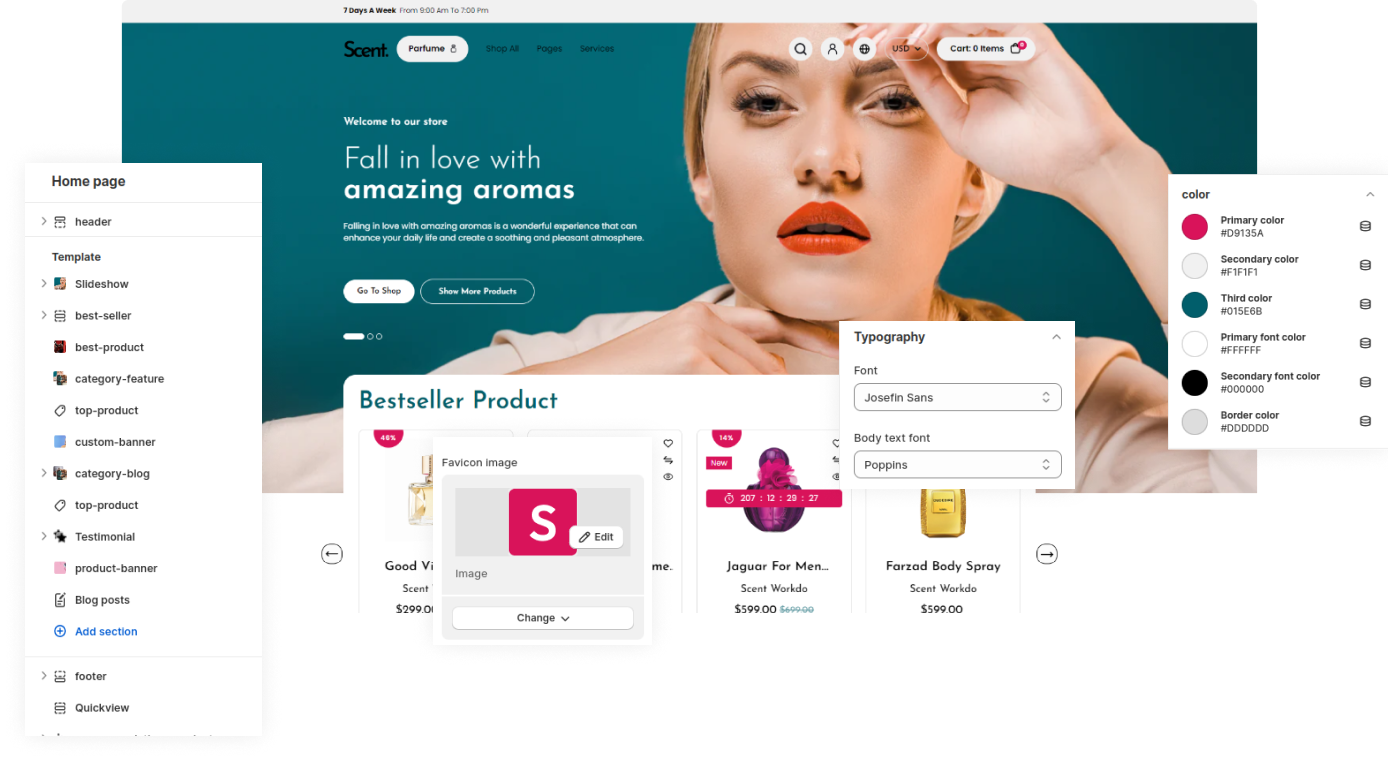 Scent Shopify Theme - WorkDo