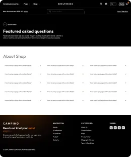 Sheltering Shopify Theme