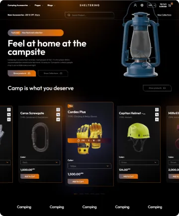Sheltering Shopify Theme