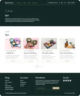 Spa & Beauty Shopify Theme