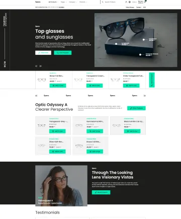 Specs Shopify Theme