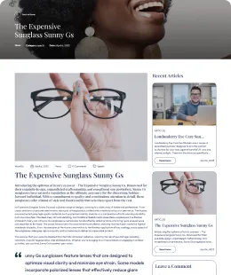 Spectacles Shopify Theme