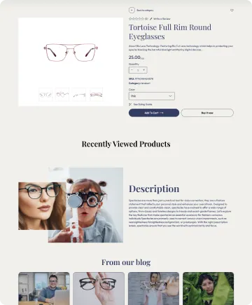 Spectacles Shopify Theme