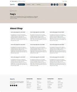 Spects Shopify Theme