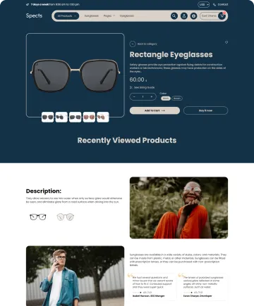 Spects Shopify Theme