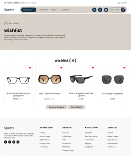 Spects Shopify Theme