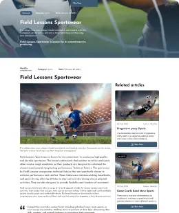 Sports Club Shopify Theme