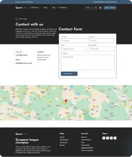 Sports Club Shopify Theme