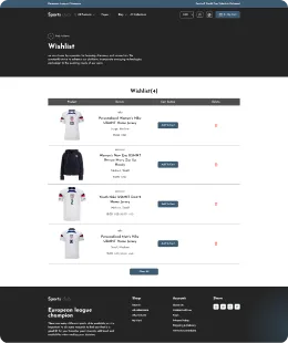 Sports Club Shopify Theme