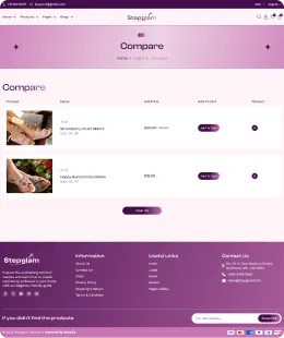 Stepglam Shopify Theme