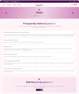 Stepglam Shopify Theme
