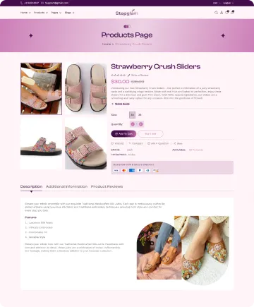 Stepglam Shopify Theme