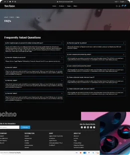 Techno Shopify Theme