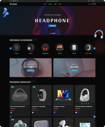 Techno Shopify Theme