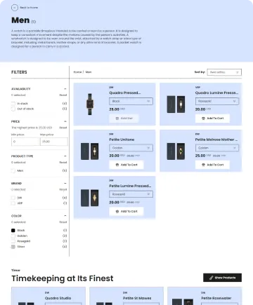 Timer Shopify Theme