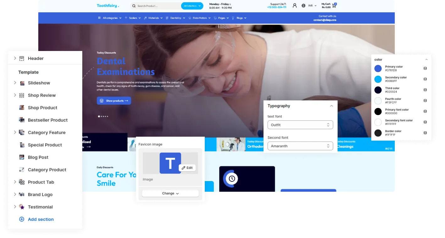 Toothfairy Shopify Theme - WorkDo