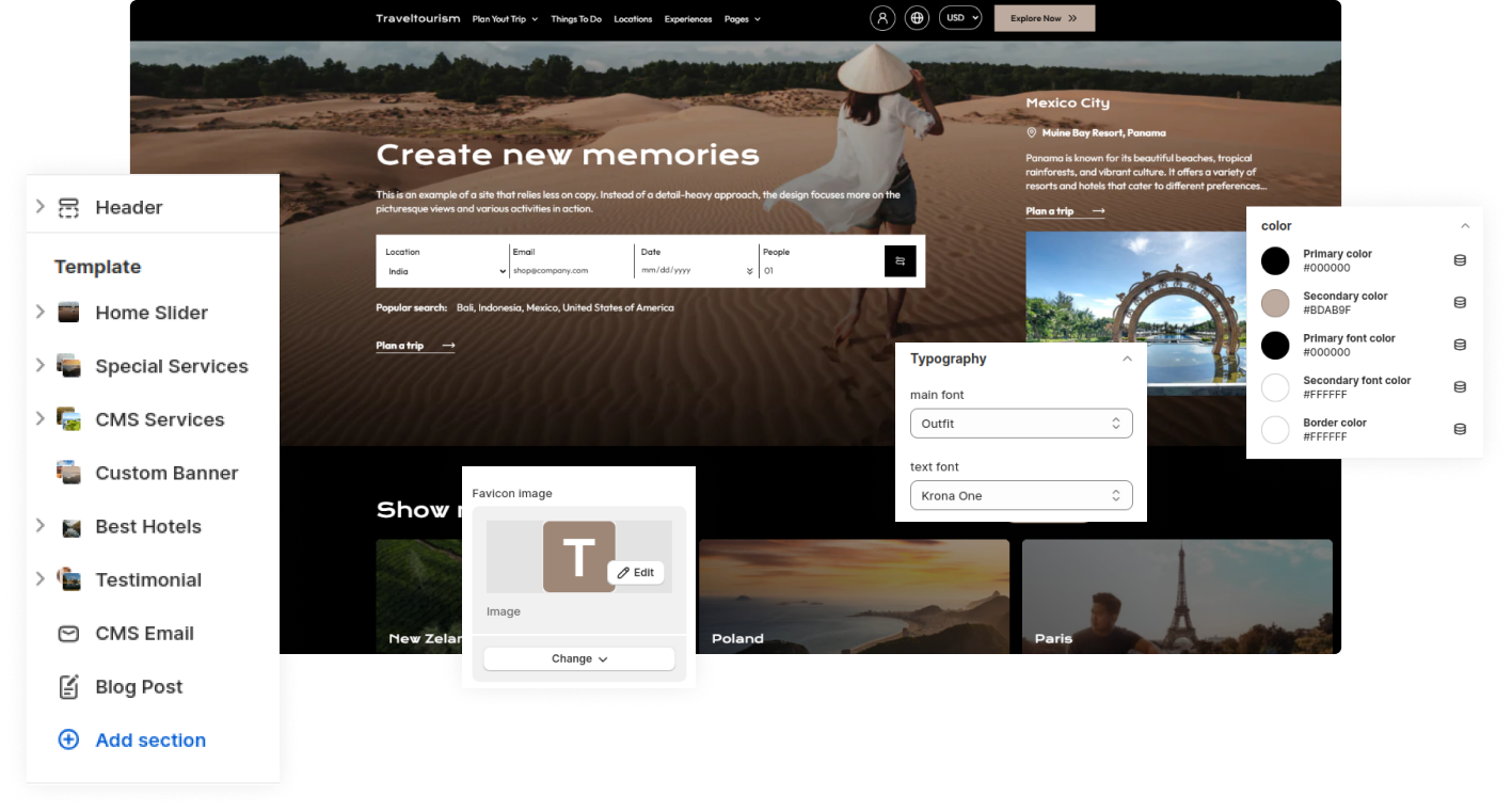 Travel Tourism Shopify Theme - WorkDo