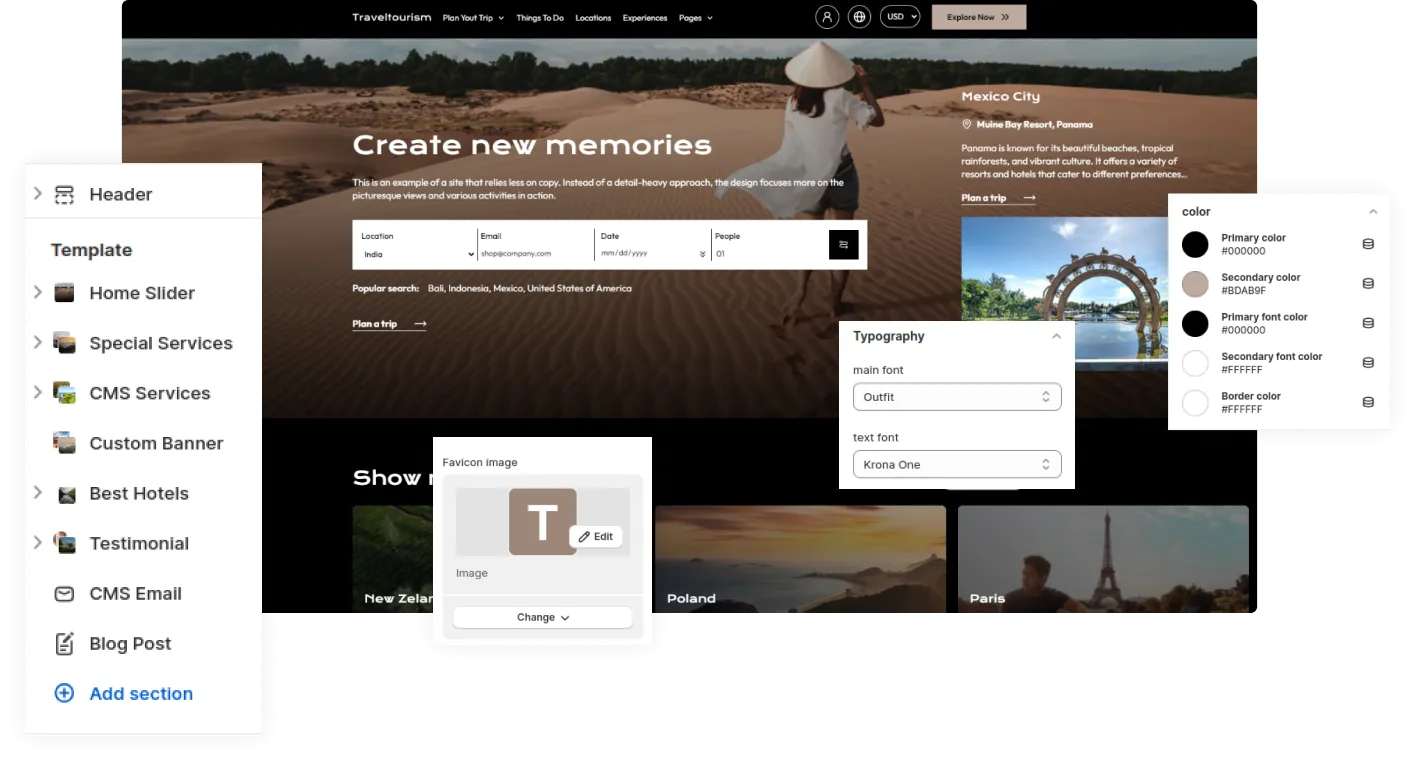 Travel Tourism Shopify Theme - WorkDo