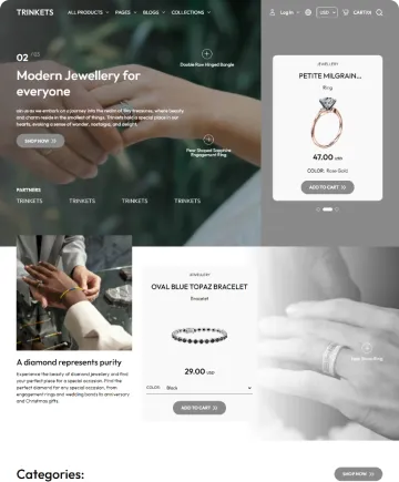 Trinkets Shopify Theme